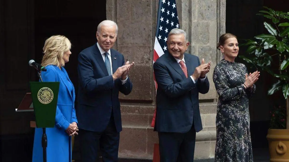 AMLO recibe a Joe Biden para reunión bilateral en Palacio Nacional